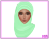 ☪ Pastel Hijab Mint