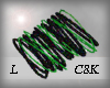 C8K GreenBlack Bangle L