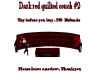 Darkred quilted couch #2