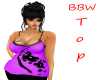 BBW Purple Asian Top
