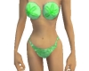 Green Sand Dollar Bikini
