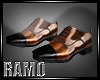 Brown Black Shoes
