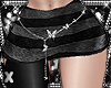 X.Kawaii Fur Skirt black
