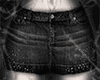 y2k black skirt RL