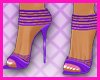 purple summer heels