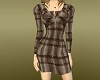 TF* Brown Plaid Dress PB