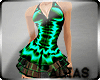 |A| Green Club Dress