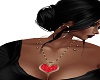 Necklaces Heart Red