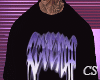 Blk Purp Skull Rev Tee