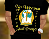 male no weapon tee