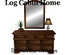log cabin dresser