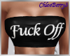  Off Tube Top Black