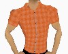 Orange Check shirt