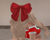 xmas red bow