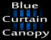 Silk Blue Curtain Canopy