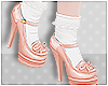 sweet bow heels |pink