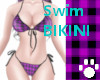 Swim BIKINI Purple Check