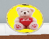 yellow teddy bear rug