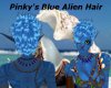 Pinky's Blue Alien Hair