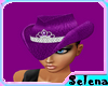 {S}Cowgirl Hat Purple