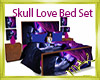 Skull Love Bed Set