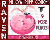 PINK PALACE PUFF COUCH!
