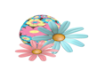 easter eggs/flowers deco
