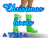Christmas green boot