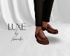 LUXE Mens Shoe Chocolate