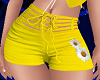 Yellow Daisy Shorts