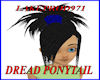 Dread Ponytail blue