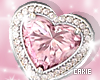 Bling Diamond Heart Ring