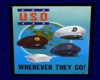WWII USO SUPPORT Poster