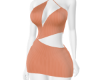 Adorable tangerine dress