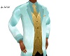3pc Teal Suit