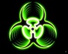 toxic green biohazard