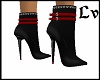 Black Boots Red Strap