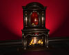 Christmas Antq Fireplace