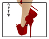 Platform heels-red