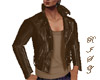 ~Rz~Brown Leather Jacket