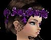 Purple Flowers Crown