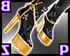Puffy Logo Heels/Black