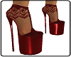 Red Lace Shoes