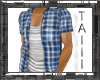 [TT]Blue plaid buttonup
