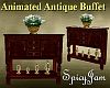 Antq Anim Buffet/Cabinet