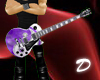 Ying Yang Purple Guitar