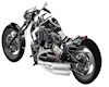 WH&BL FLAME MOTORCYCLE