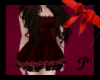 P| Red Frills Dress
