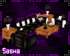 🌟 Blk/White Sofa