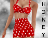 *h* Bobbie Bikini Red